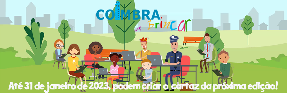 Coimbra a Brincar 2023 - concurso cartaz